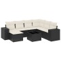 Set de sofás de jardín 8 piezas y cojines ratán sintético negro by , Garden sets - Ref: Foro24-3222905, Price: 434,73 €, Disc...