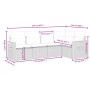 Juego de sofás jardín con cojines 5 pzas ratán sintético gris by , Garden sets - Ref: Foro24-3226788, Price: 326,66 €, Discou...