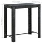 Stehtisch für den Garten Kunstrattan schwarz 100x60,5x110,5 cm von vidaXL, Gartentische - Ref: Foro24-45874, Preis: 161,83 €,...