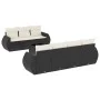 Set de sofás de jardín 8 piezas y cojines ratán sintético negro by , Garden sets - Ref: Foro24-3221125, Price: 535,68 €, Disc...