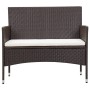 5-piece garden furniture set and brown synthetic rattan cushions by vidaXL, Garden sets - Ref: Foro24-45892, Price: 251,34 €,...