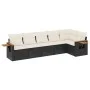 Set de sofás de jardín 6 piezas y cojines ratán sintético negro de , Conjuntos de jardín - Ref: Foro24-3226826, Precio: 385,7...