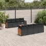 8-piece garden sofa set with black synthetic rattan cushions by , Garden sets - Ref: Foro24-3227497, Price: 565,15 €, Discoun...