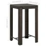 High garden table brown synthetic rattan 60.5x60.5x110.5 cm by vidaXL, Garden tables - Ref: Foro24-45870, Price: 80,78 €, Dis...