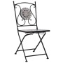 Mosaic bistro chairs 2 units gray by vidaXL, Garden chairs - Ref: Foro24-46716, Price: 149,42 €, Discount: %