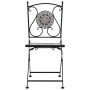 Mosaic bistro chairs 2 units gray by vidaXL, Garden chairs - Ref: Foro24-46716, Price: 149,42 €, Discount: %