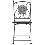 Mosaik-Bistrostühle 2 Einheiten grau von vidaXL, Gartenstühle - Ref: Foro24-46716, Preis: 146,24 €, Rabatt: %