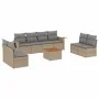 Set de sofás de jardín 9 pzas con cojines ratán sintético beige by , Modular outdoor sofas - Ref: Foro24-3224526, Price: 519,...