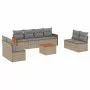 Set de sofás de jardín 9 pzas con cojines ratán sintético beige by , Garden sets - Ref: Foro24-3227578, Price: 528,08 €, Disc...