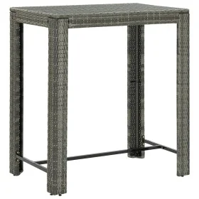 High table for garden synthetic rattan gray 100x60.5x110.5 cm by vidaXL, Garden tables - Ref: Foro24-45875, Price: 117,98 €, ...