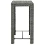 High table for garden synthetic rattan gray 100x60.5x110.5 cm by vidaXL, Garden tables - Ref: Foro24-45875, Price: 117,98 €, ...