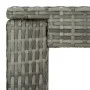 High table for garden synthetic rattan gray 100x60.5x110.5 cm by vidaXL, Garden tables - Ref: Foro24-45875, Price: 117,98 €, ...