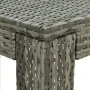 Hochtisch für den Garten, synthetisches Rattan, grau, 100 x 60,5 x 110,5 cm von vidaXL, Gartentische - Ref: Foro24-45875, Pre...