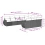 Juego de sofás jardín con cojines beige 10 pzas ratán sintético by , Modular outdoor sofas - Ref: Foro24-3221888, Price: 645,...