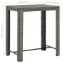High table for garden synthetic rattan gray 100x60.5x110.5 cm by vidaXL, Garden tables - Ref: Foro24-45875, Price: 117,98 €, ...