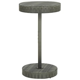 Gartentisch aus synthetischem Rattan grau 60,5x106 cm von vidaXL, Gartentische - Ref: Foro24-45857, Preis: 94,78 €, Rabatt: %