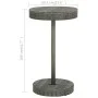 Synthetic gray rattan garden table 60.5x106 cm by vidaXL, Garden tables - Ref: Foro24-45857, Price: 93,30 €, Discount: %
