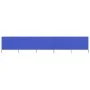 Paravientos de playa de 5 paneles tela azul celeste 600x160cm de vidaXL, Sombrillas - Ref: Foro24-47171, Precio: 73,66 €, Des...