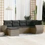 Gartenmöbel-Set, 6-teilig, mit grauen Polstern aus synthetischem Rattan. von , Gartensets - Ref: Foro24-3253997, Preis: 394,7...