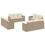Set de sofás de jardín 12 pzas y cojines ratán sintético marrón de , Conjuntos de jardín - Ref: Foro24-3258236, Precio: 959,1...