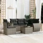 Gartenmöbel-Set, 6-teilig, mit grauen Polstern aus synthetischem Rattan. von , Gartensets - Ref: Foro24-3221379, Preis: 395,3...