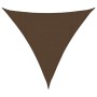 Toldo de vela marrón HDPE 160 g/m² 4,5x4,5x4,5 m