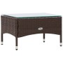 Garden furniture set 4 pieces with brown synthetic rattan cushions by vidaXL, Garden sets - Ref: Foro24-45888, Price: 195,20 ...