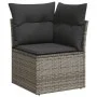 Gartensofagarnitur 8-teilig mit grauen Polstern aus synthetischem Rattan von , Gartensets - Ref: Foro24-3227495, Preis: 498,6...