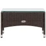 Set muebles de jardín 4 piezas y cojines ratán sintético marrón de vidaXL, Conjuntos de jardín - Ref: Foro24-45888, Precio: 2...