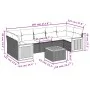 Set de sofás de jardín 8 pzas y cojines ratán sintético gris by , Garden sets - Ref: Foro24-3227495, Price: 498,64 €, Discoun...