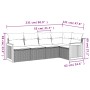 Juego de sofás jardín con cojines 5 pzas ratán sintético gris by , Garden sets - Ref: Foro24-3227628, Price: 322,38 €, Discou...