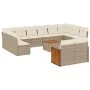 Set de sofás de jardín y cojines 13 pzas ratán sintético beige de , Conjuntos de jardín - Ref: Foro24-3228130, Precio: 883,45...