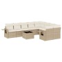 Juego de sofás jardín con cojines beige 10 pzas ratán sintético by , Garden sets - Ref: Foro24-3252985, Price: 733,78 €, Disc...