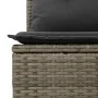 Gartensofa-Set, 10-teilig, mit grauen Polstern aus synthetischem Rattan von , Gartensets - Ref: Foro24-3227992, Preis: 588,86...