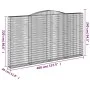 Gabionenkörbe 7 Stück Bogenform Eisen 400x30x220/240 cm von , Töpfe und Pflanzgefäße - Ref: Foro24-3146949, Preis: 1,00 €, Ra...