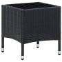 Schwarzer Gartentisch aus synthetischem Rattan, 40 x 40 x 45 cm von vidaXL, Gartentische - Ref: Foro24-45901, Preis: 47,73 €,...