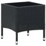 Schwarzer Gartentisch aus synthetischem Rattan, 40 x 40 x 45 cm von vidaXL, Gartentische - Ref: Foro24-45901, Preis: 47,06 €,...