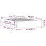 Concrete gray engineered wood bed with drawers 150x200 cm by , Beds and slatted bases - Ref: Foro24-3207269, Price: 179,31 €,...
