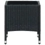 Schwarzer Gartentisch aus synthetischem Rattan, 40 x 40 x 45 cm von vidaXL, Gartentische - Ref: Foro24-45901, Preis: 47,06 €,...