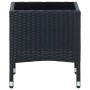 Black synthetic rattan garden table 40x40x45 cm by vidaXL, Garden tables - Ref: Foro24-45901, Price: 47,73 €, Discount: %