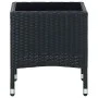 Black synthetic rattan garden table 40x40x45 cm by vidaXL, Garden tables - Ref: Foro24-45901, Price: 47,06 €, Discount: %