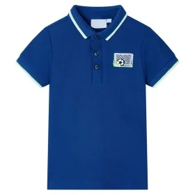 Dunkelblaues Kinderpoloshirt 128 von , Kinder-T-Shirts - Ref: Foro24-12437, Preis: 9,32 €, Rabatt: %