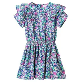 Kinderkleid mit kobaltblauen Rüschenärmeln 104 von , Kinderkleider - Ref: Foro24-11550, Preis: 11,70 €, Rabatt: %