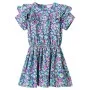 Kinderkleid mit kobaltblauen Rüschenärmeln 104 von , Kinderkleider - Ref: Foro24-11550, Preis: 11,70 €, Rabatt: %