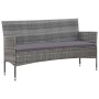 5-piece garden furniture set and gray synthetic rattan cushions by vidaXL, Garden sets - Ref: Foro24-45894, Price: 266,12 €, ...
