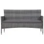 5-teiliges Gartenmöbel-Set und graue synthetische Rattankissen von vidaXL, Gartensets - Ref: Foro24-45894, Preis: 250,02 €, R...