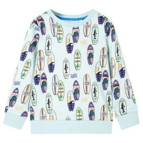 Kinder-Sweatshirt Soft Blue Melange 128 von , Kinder-T-Shirts - Ref: Foro24-11822, Preis: 12,77 €, Rabatt: %
