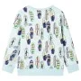 Children's sweatshirt soft blue melange 128 by , Kids T-shirts - Ref: Foro24-11822, Price: 12,77 €, Discount: %