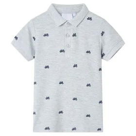 Kinderpoloshirt Grau Melange 116 von , Kinder-T-Shirts - Ref: Foro24-12166, Preis: 10,65 €, Rabatt: %