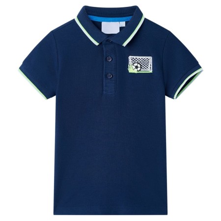 Dunkelblaues Kinderpoloshirt 104 von , Kinder-T-Shirts - Ref: Foro24-12440, Preis: 9,40 €, Rabatt: %